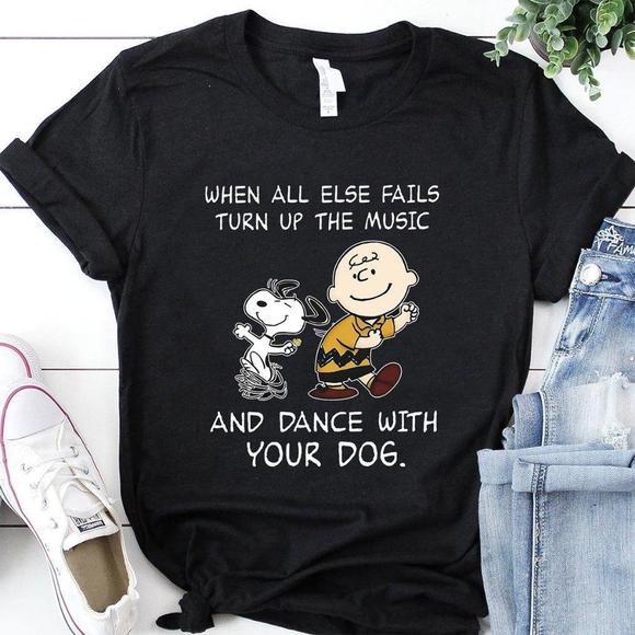 Tops - Dance With Your Dog T-Shirt